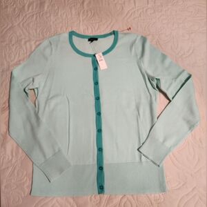 Talbots Light Teal Women's Cardigan